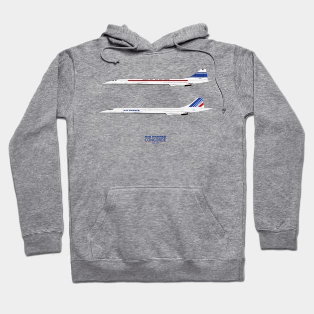 French Concorde Hoodie by SteveHClark